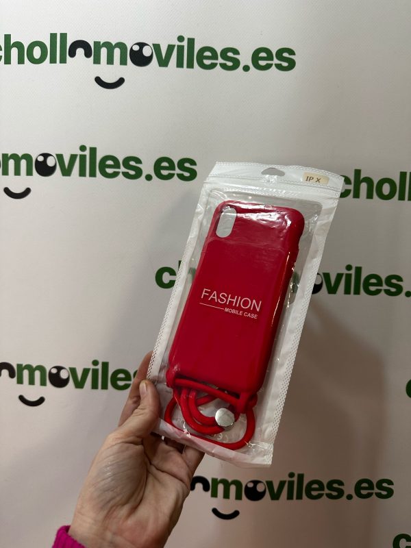Funda iPhone X/Xs Roja Cuerda