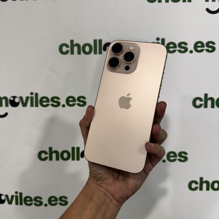 Iphone 16 Pro Max 256gb Desert Esim Bateria 100% Garantía apple hasta 16/06/2026